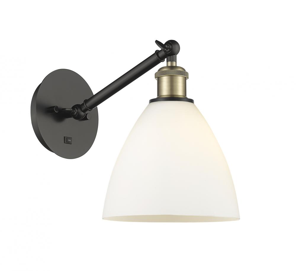 Bristol - 1 Light - 8 inch - Black Antique Brass - Sconce