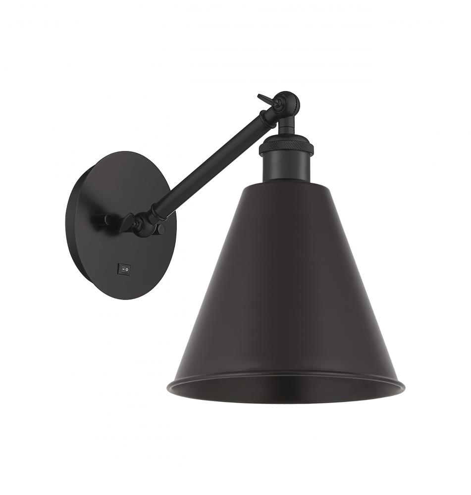 Berkshire - 1 Light - 8 inch - Matte Black - Sconce