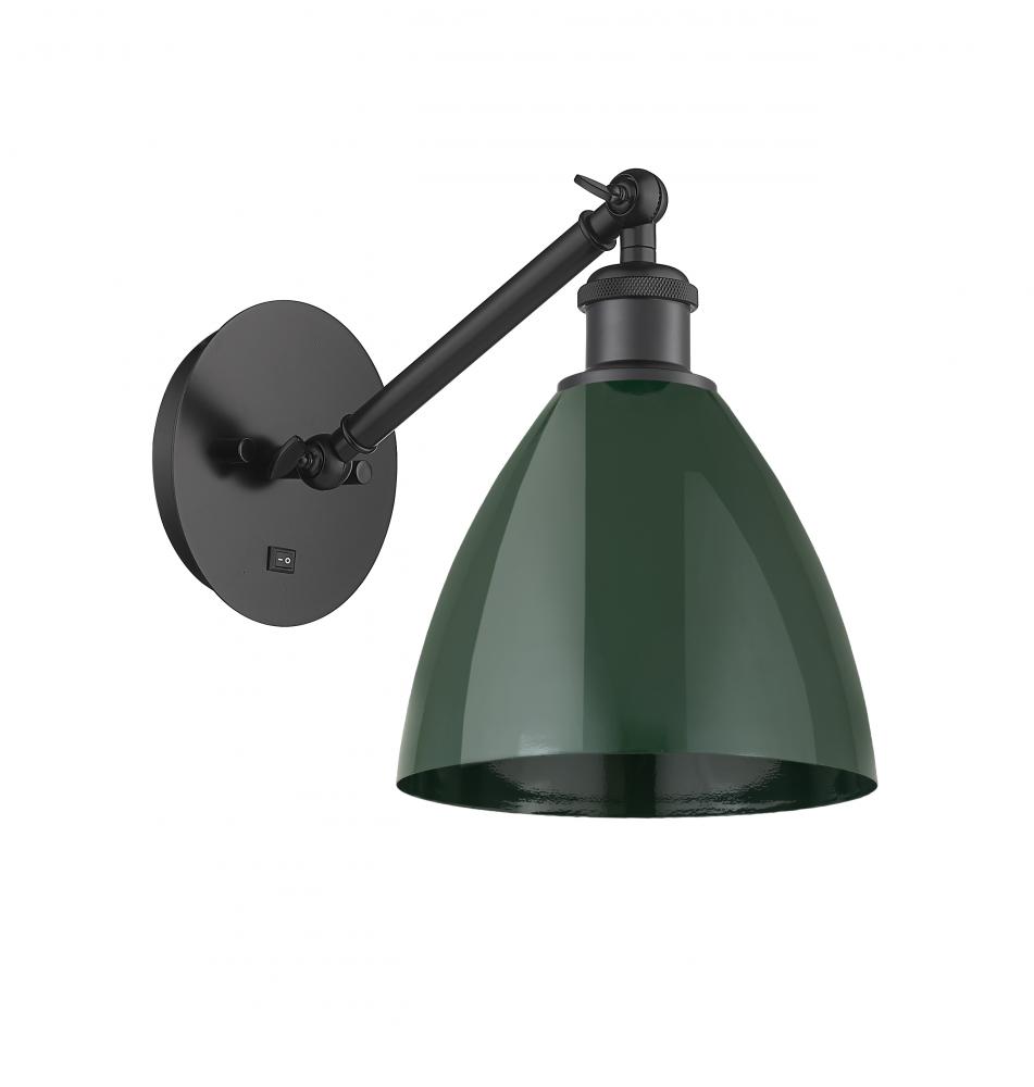 Plymouth - 1 Light - 8 inch - Matte Black - Sconce