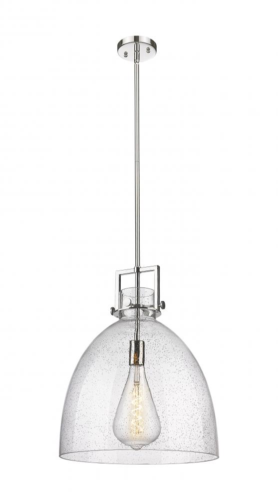 Newton Bell - 1 Light - 16 inch - Polished Nickel - Pendant