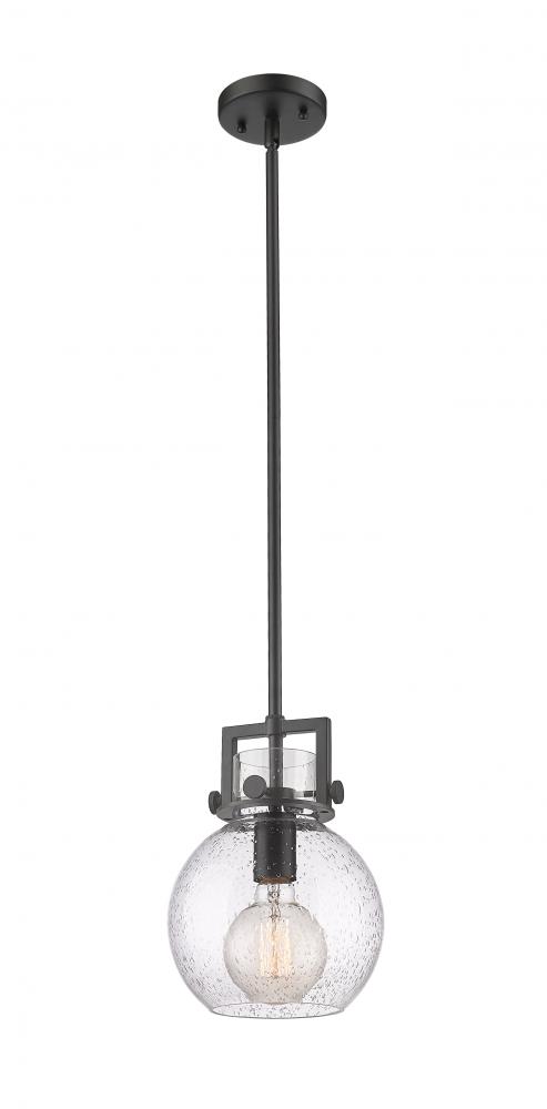 Newton Sphere - 1 Light - 8 inch - Matte Black - Mini Pendant