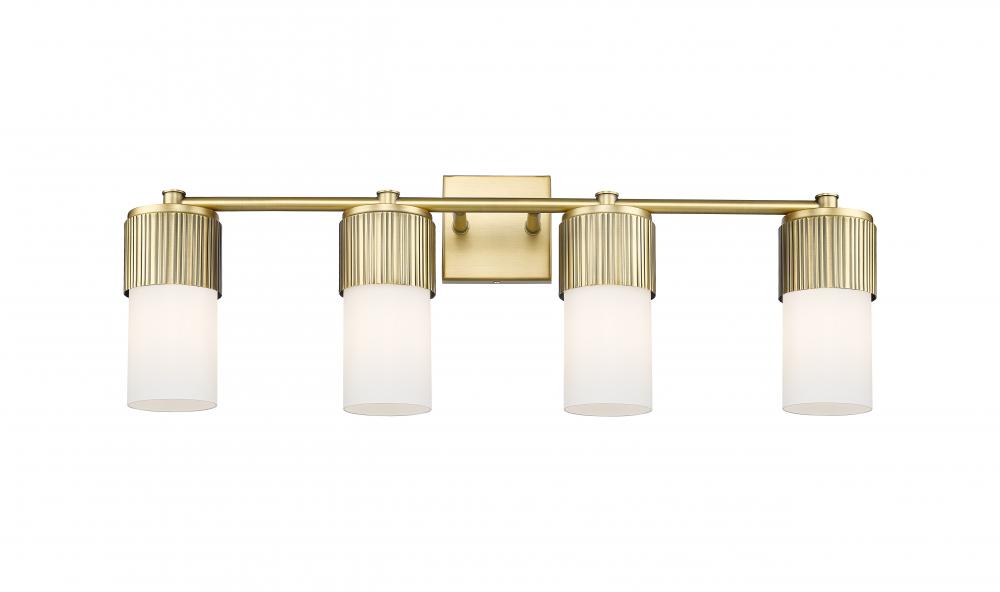 Bolivar - 4 Light - 31 inch - Brushed Brass - Bath Vanity Light