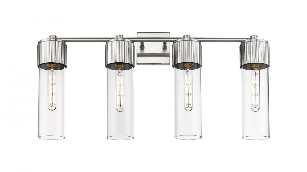 Bolivar - 4 Light - 31 inch - Satin Nickel - Bath Vanity Light