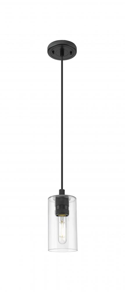 Crown Point - 1 Light - 5 inch - Matte Black - Pendant