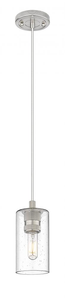 Crown Point - 1 Light - 5 inch - Polished Nickel - Pendant