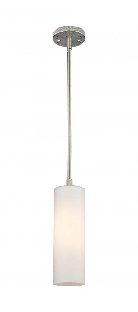 Crown Point - 1 Light - 5 inch - Satin Nickel - Pendant