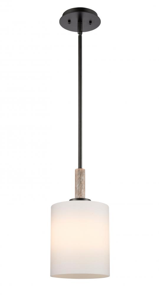 Paladin - 1 Light - 7 inch - Matte Black - stem hung - Mini Pendant