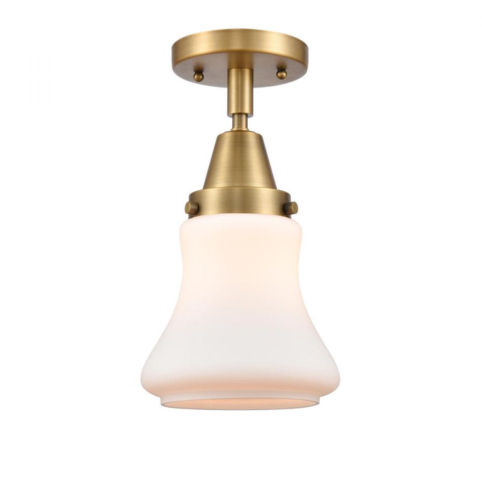 Bellmont - 1 Light - 6 inch - Brushed Brass - Flush Mount