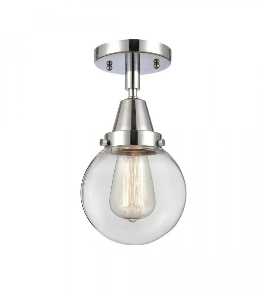 Beacon - 1 Light - 6 inch - Polished Chrome - Flush Mount