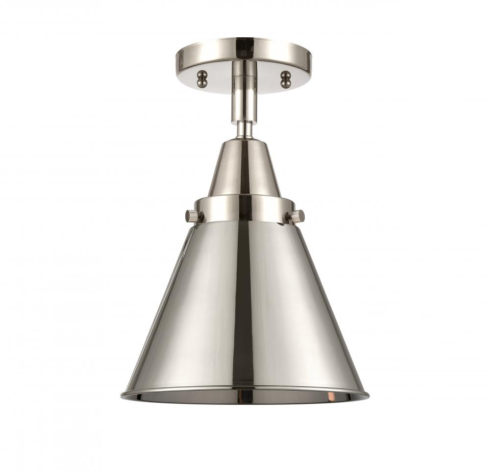 Appalachian - 1 Light - 8 inch - Polished Nickel - Flush Mount