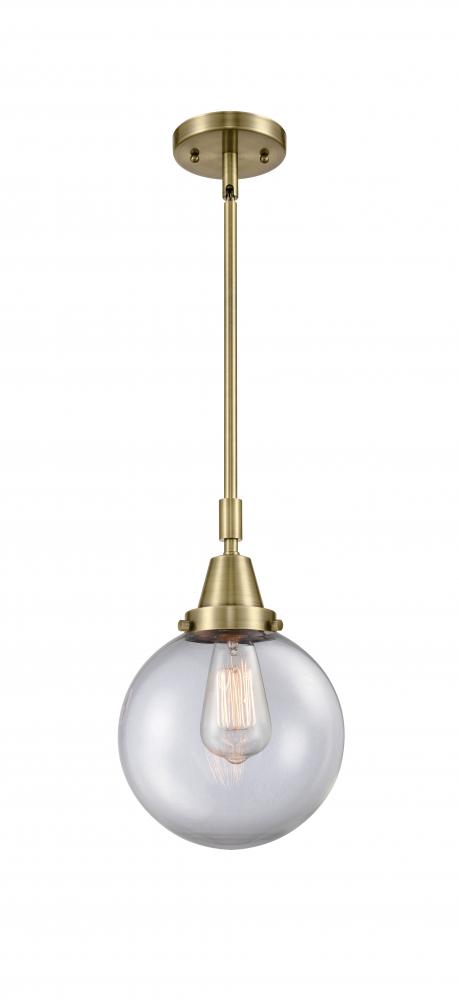 Beacon - 1 Light - 8 inch - Antique Brass - Mini Pendant