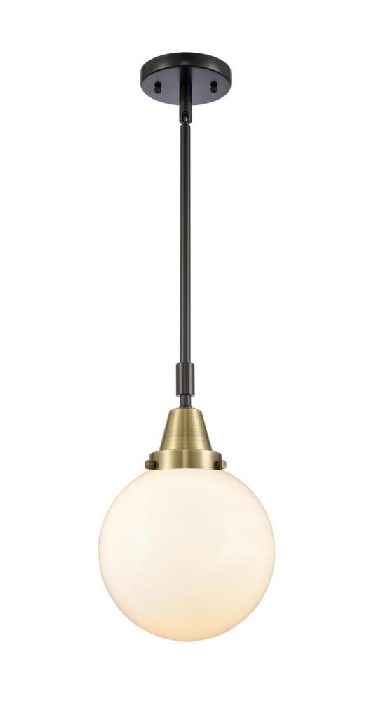 Beacon - 1 Light - 8 inch - Black Antique Brass - Mini Pendant