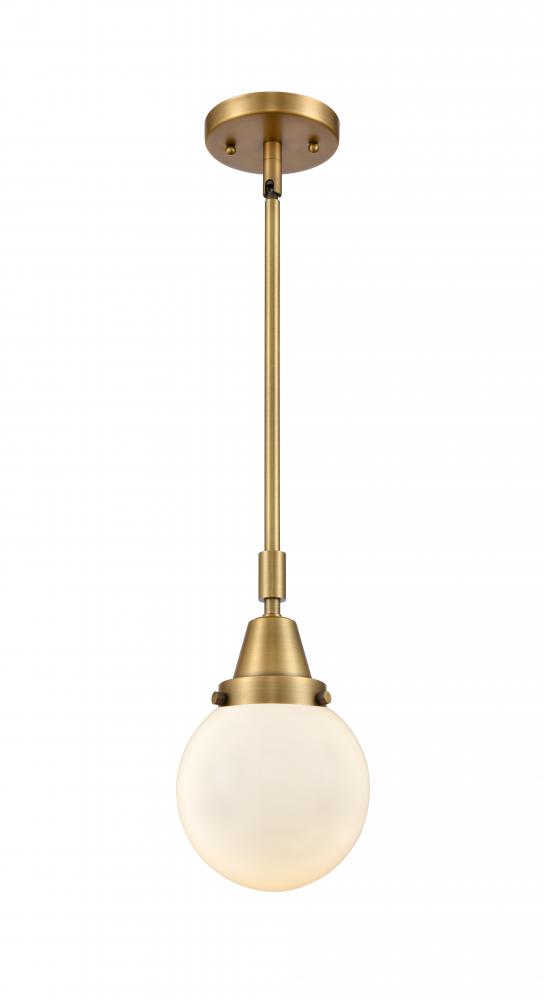 Beacon - 1 Light - 6 inch - Brushed Brass - Mini Pendant