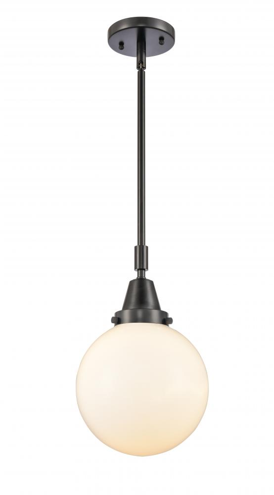 Beacon - 1 Light - 8 inch - Matte Black - Mini Pendant