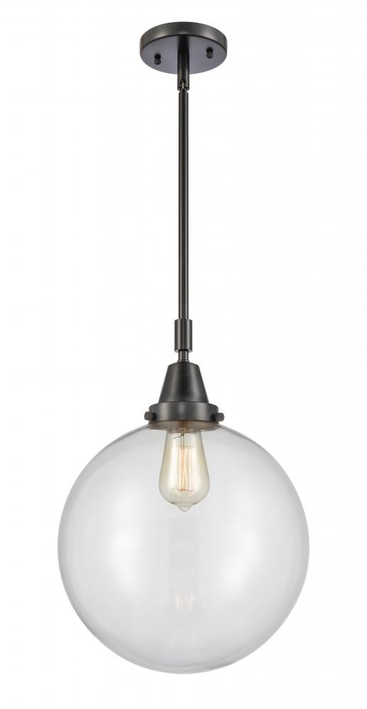 Beacon - 1 Light - 12 inch - Matte Black - Mini Pendant