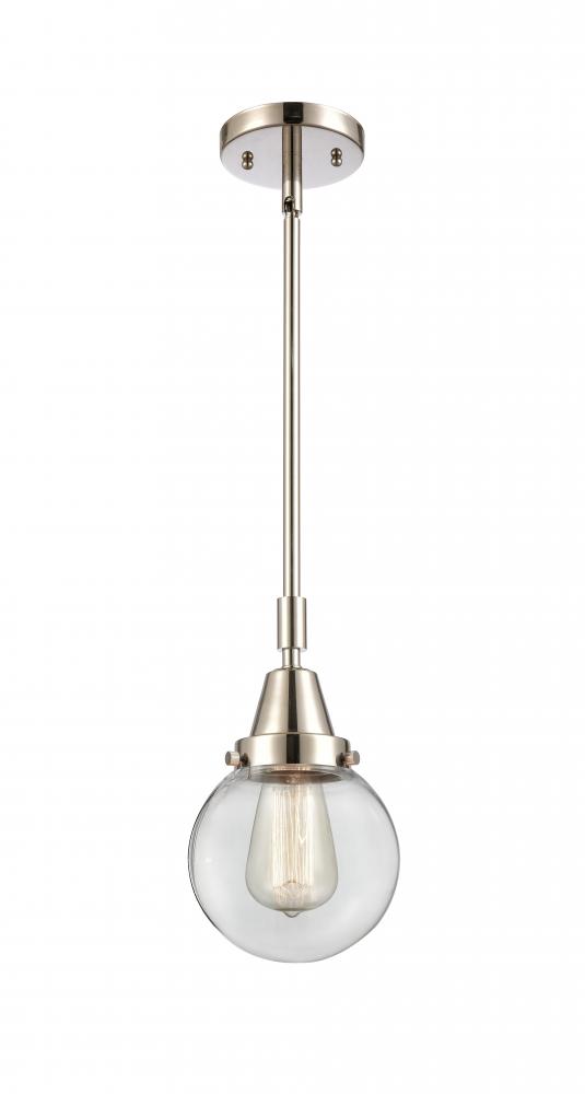 Beacon - 1 Light - 6 inch - Polished Nickel - Mini Pendant