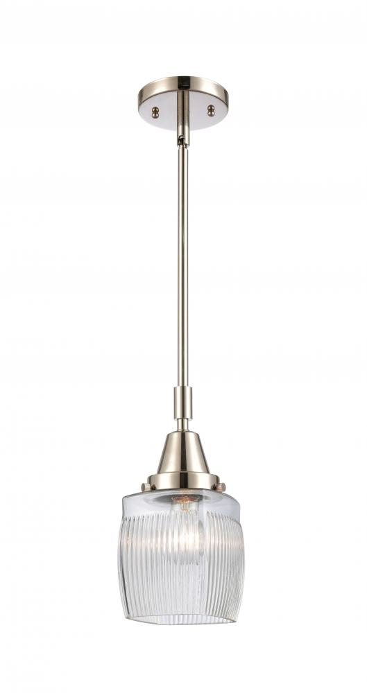 Colton - 1 Light - 6 inch - Polished Nickel - Mini Pendant