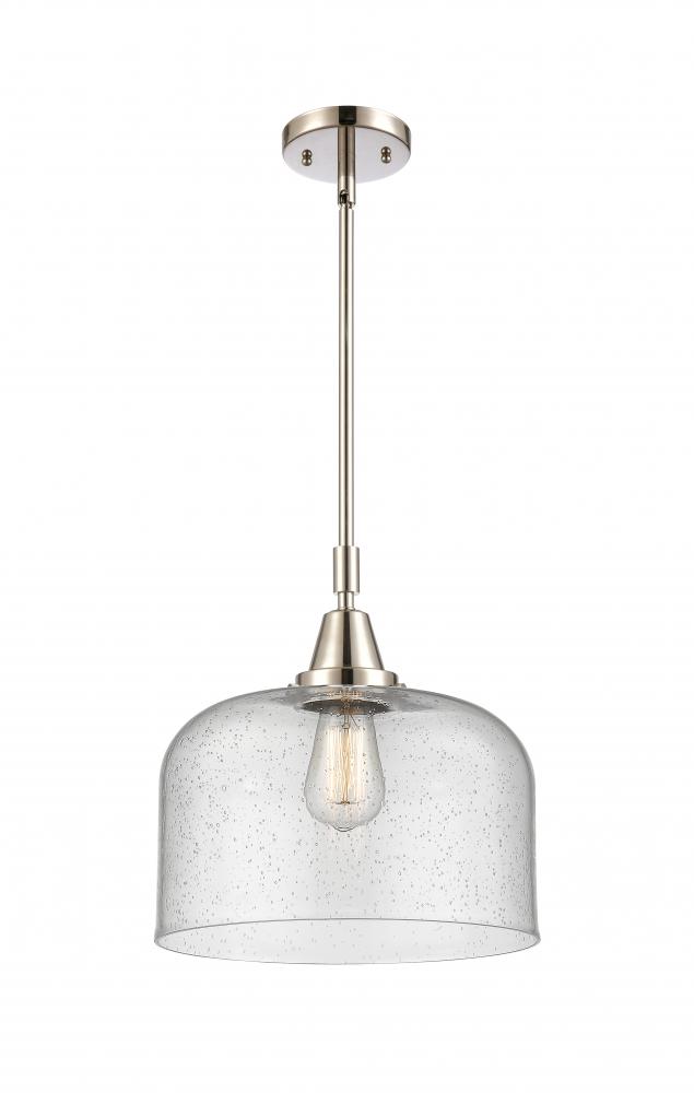 Bell - 1 Light - 12 inch - Polished Nickel - Mini Pendant