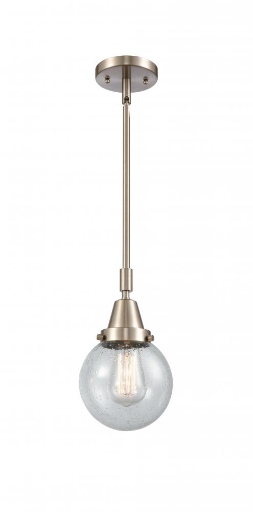 Beacon - 1 Light - 6 inch - Brushed Satin Nickel - Mini Pendant