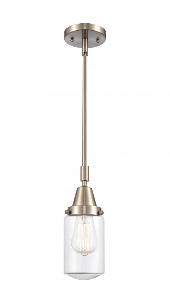 Dover - 1 Light - 5 inch - Brushed Satin Nickel - Mini Pendant