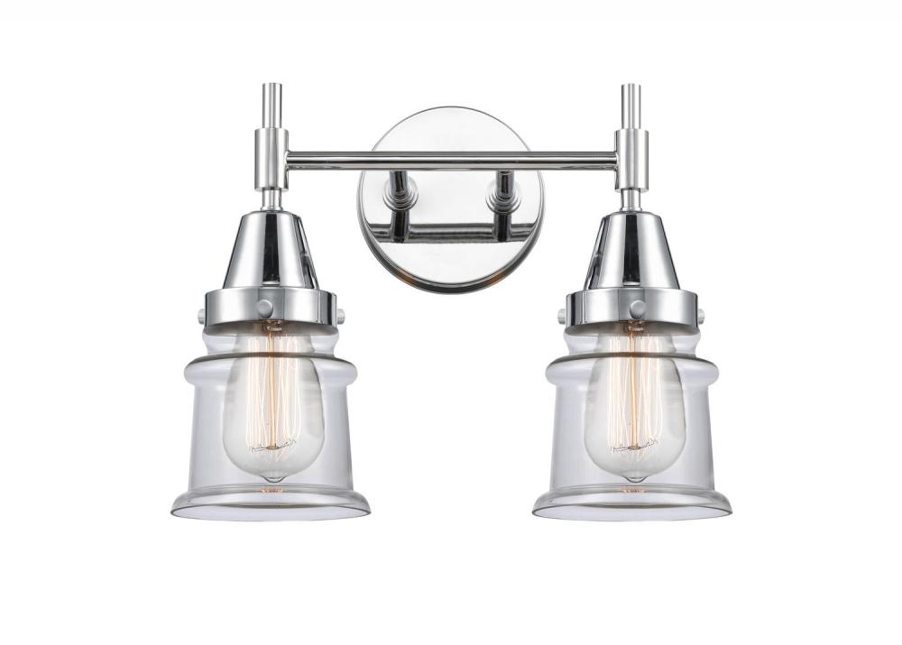 Canton - 2 Light - 14 inch - Polished Chrome - Bath Vanity Light