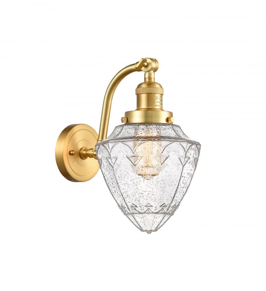 Bullet - 1 Light - 7 inch - Satin Gold - Sconce