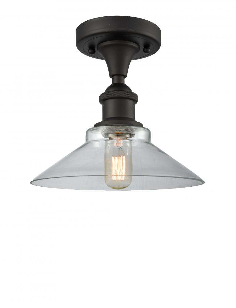 Orwell - 1 Light - 8 inch - Oil Rubbed Bronze - Semi-Flush Mount