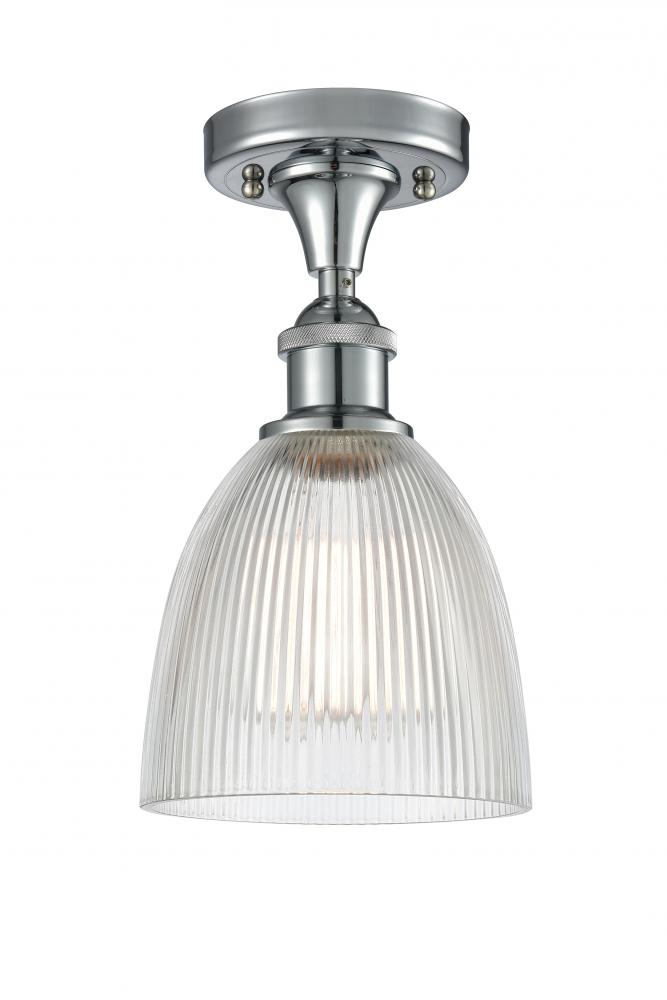 Castile - 1 Light - 6 inch - Polished Chrome - Semi-Flush Mount