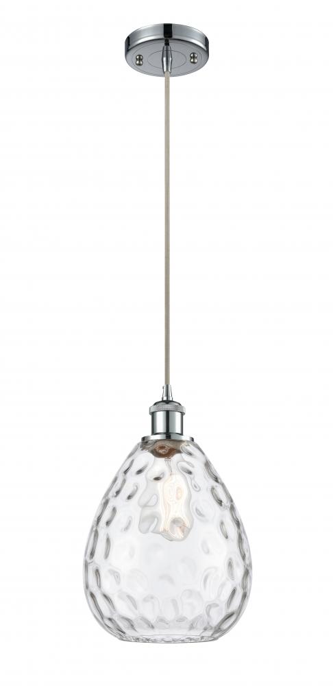 Waverly - 1 Light - 8 inch - Polished Chrome - Cord hung - Mini Pendant