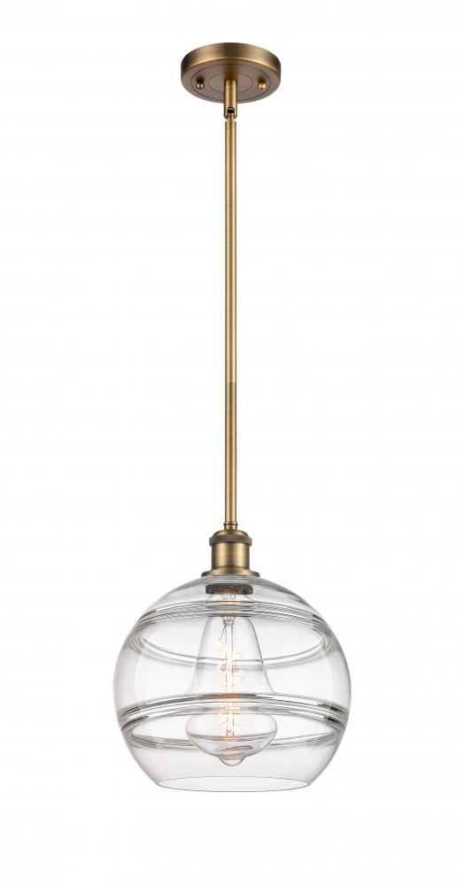 Rochester - 1 Light - 10 inch - Brushed Brass - Mini Pendant