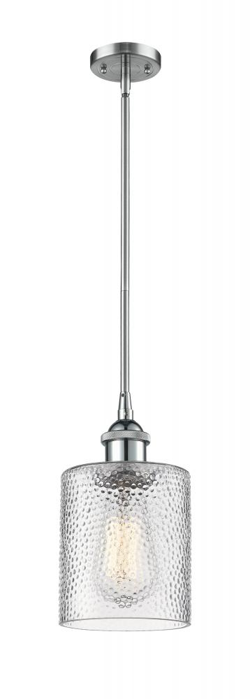 Cobbleskill - 1 Light - 5 inch - Polished Chrome - Mini Pendant