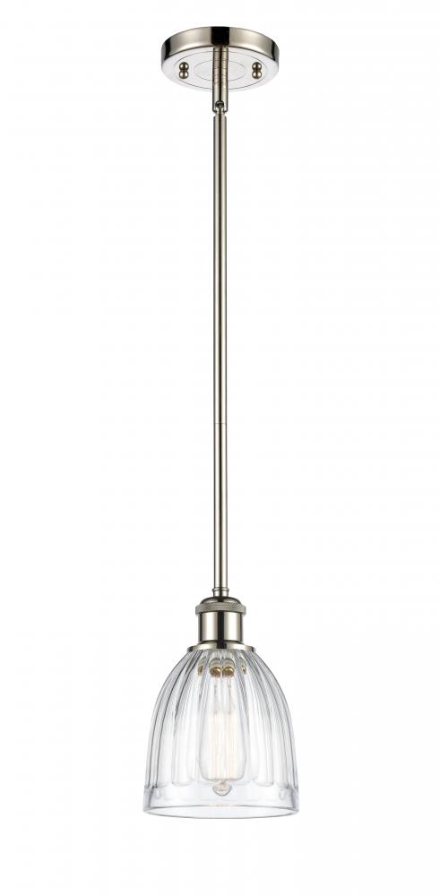 Brookfield - 1 Light - 6 inch - Polished Nickel - Mini Pendant