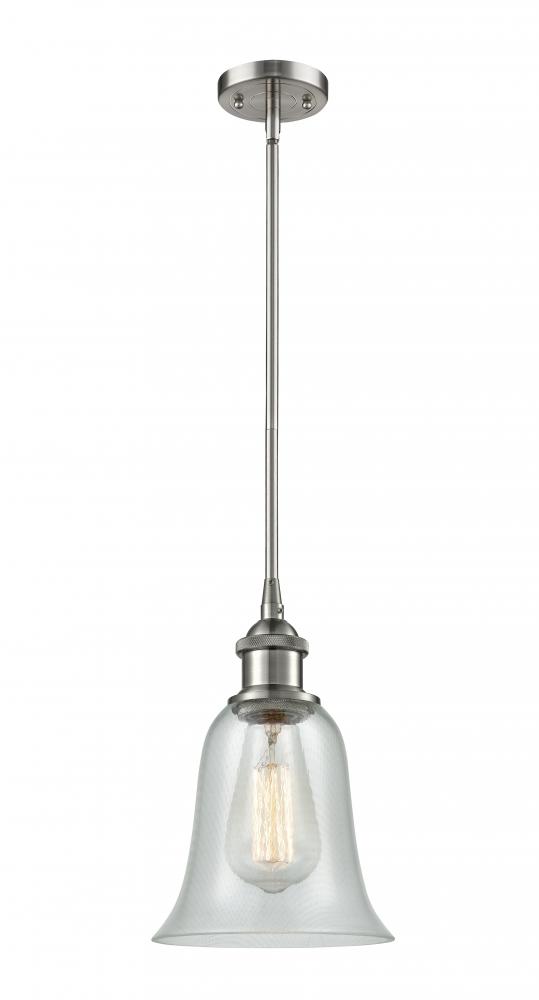 Hanover - 1 Light - 6 inch - Brushed Satin Nickel - Mini Pendant