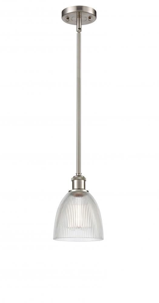 Castile - 1 Light - 6 inch - Brushed Satin Nickel - Mini Pendant