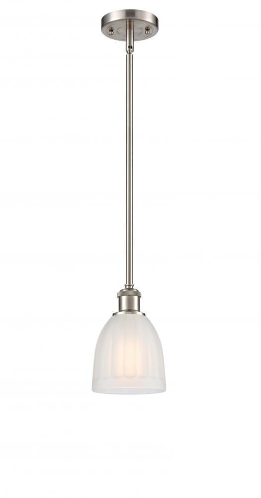 Brookfield - 1 Light - 6 inch - Brushed Satin Nickel - Mini Pendant