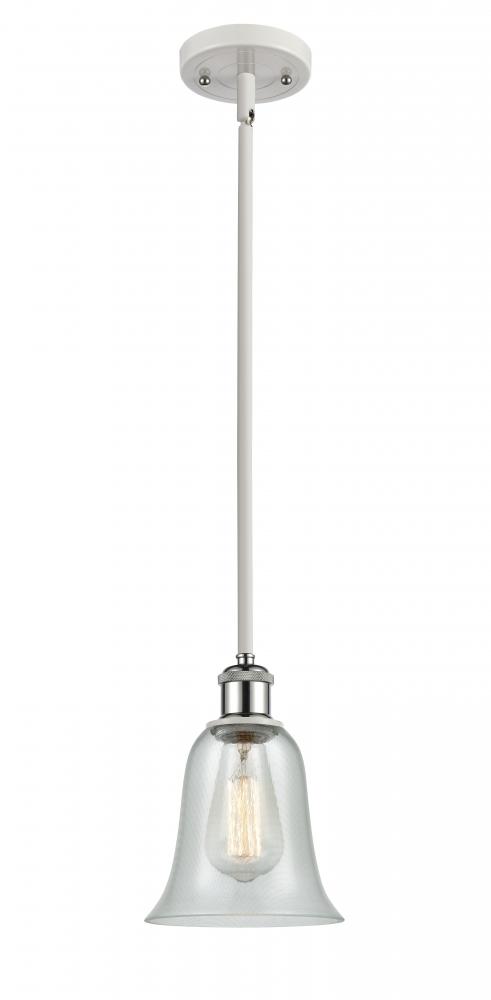 Hanover - 1 Light - 6 inch - White Polished Chrome - Mini Pendant