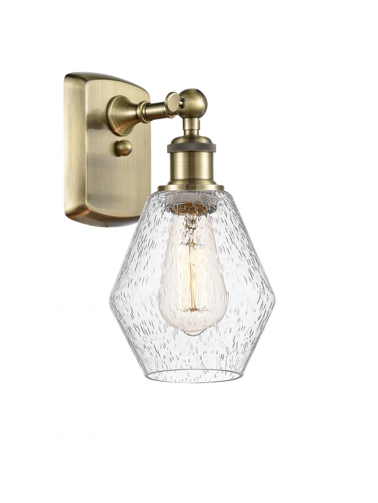 Cindyrella - 1 Light - 6 inch - Antique Brass - Sconce