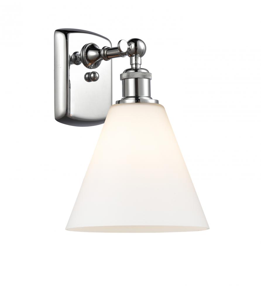 Berkshire - 1 Light - 8 inch - Polished Chrome - Sconce