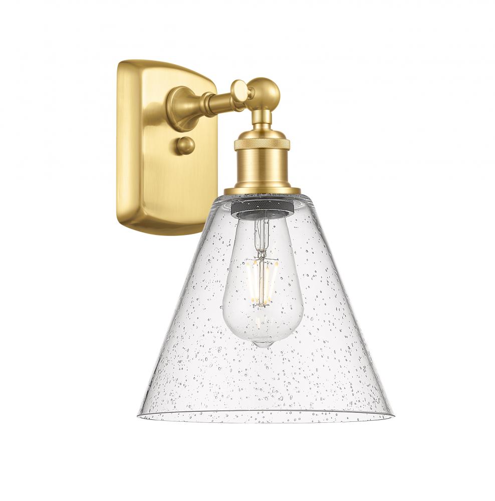 Berkshire - 1 Light - 8 inch - Satin Gold - Sconce