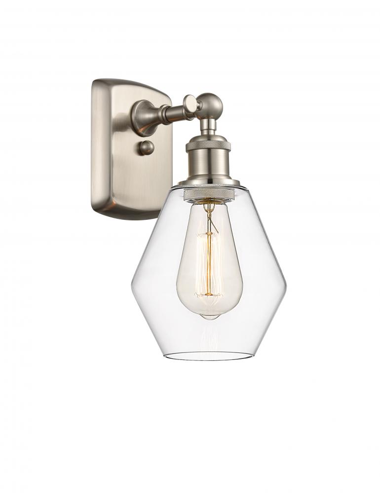 Cindyrella - 1 Light - 6 inch - Brushed Satin Nickel - Sconce