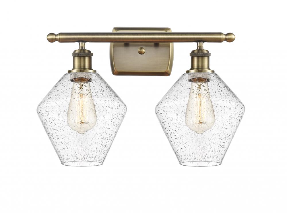 Cindyrella - 2 Light - 18 inch - Antique Brass - Bath Vanity Light