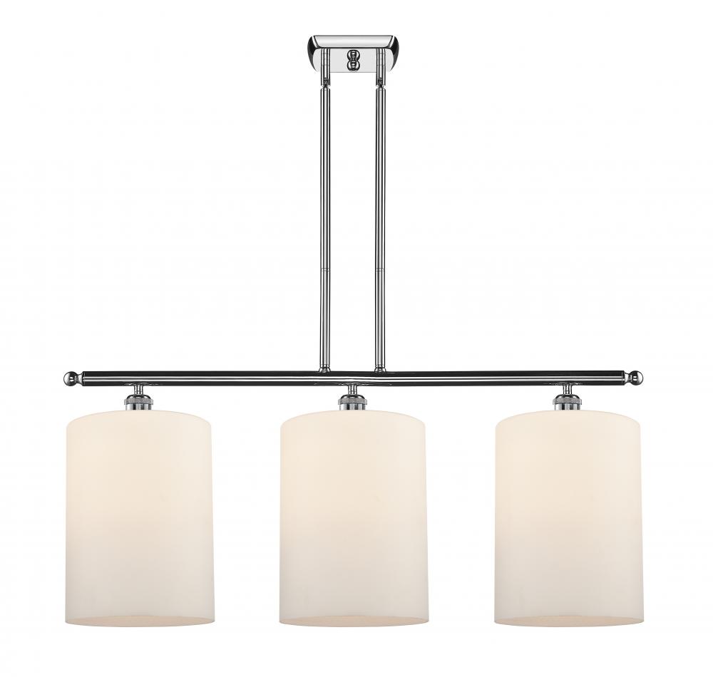 Cobbleskill - 3 Light - 36 inch - Polished Chrome - Cord hung - Island Light