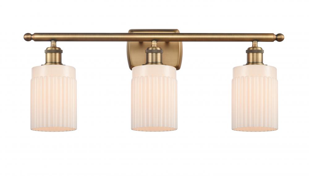 Hadley - 3 Light - 25 inch - Brushed Brass - Bath Vanity Light