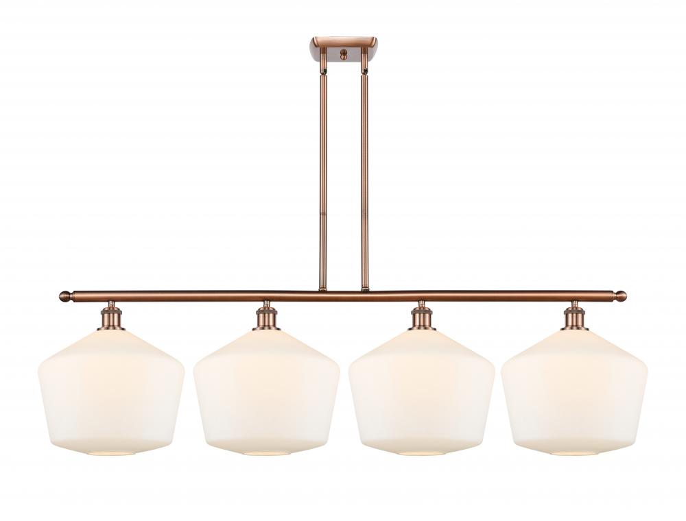 Cindyrella - 4 Light - 50 inch - Antique Copper - Cord hung - Island Light