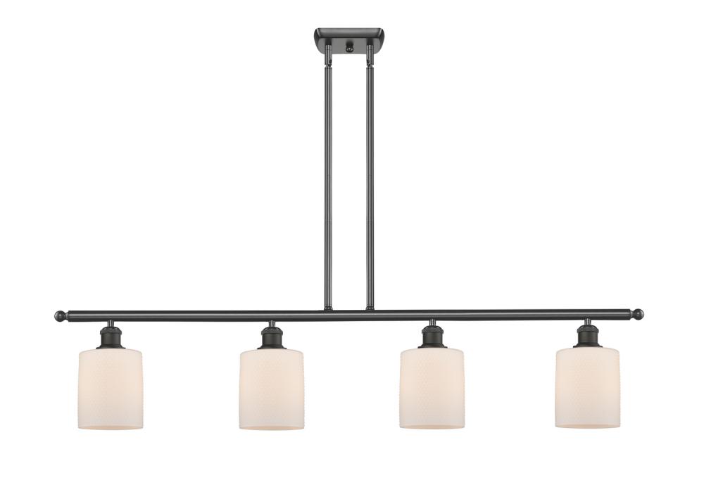 Cobbleskill - 4 Light - 48 inch - Oil Rubbed Bronze - Cord hung - Island Light