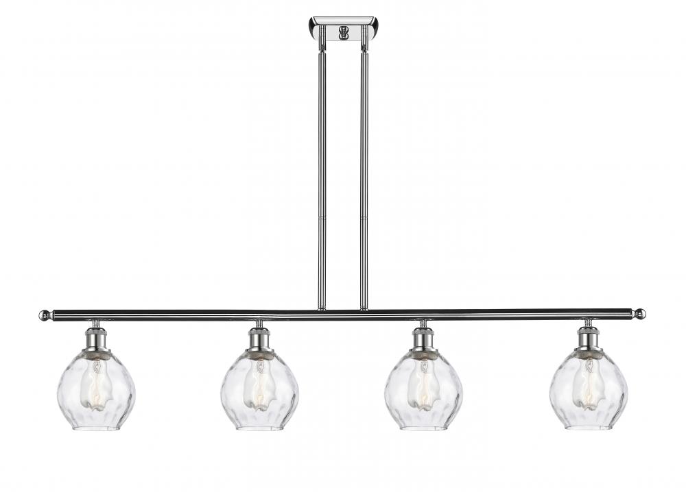 Waverly - 4 Light - 48 inch - Polished Chrome - Cord hung - Island Light