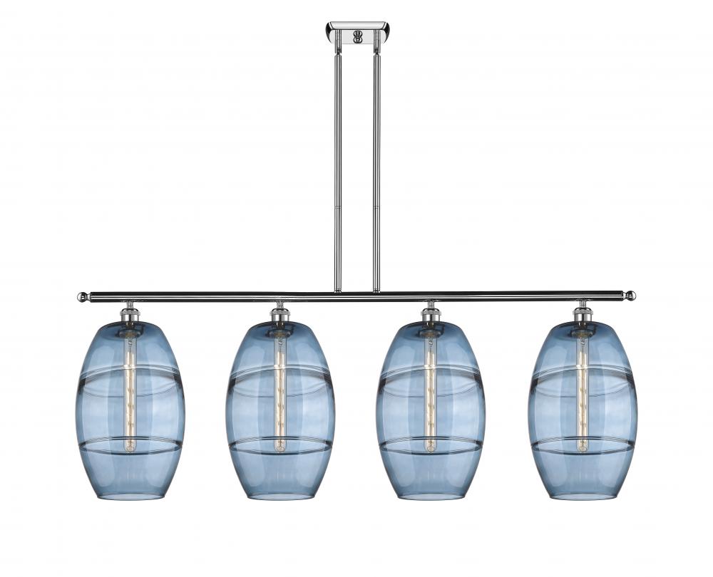 Vaz - 4 Light - 48 inch - Polished Chrome - Cord hung - Island Light