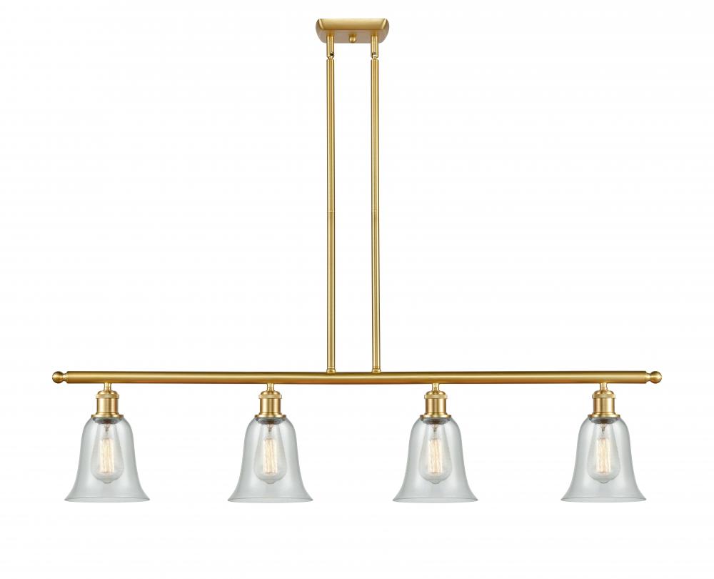 Hanover - 4 Light - 48 inch - Satin Gold - Cord hung - Island Light