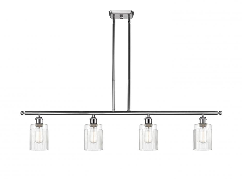 Hadley - 4 Light - 48 inch - Brushed Satin Nickel - Cord hung - Island Light