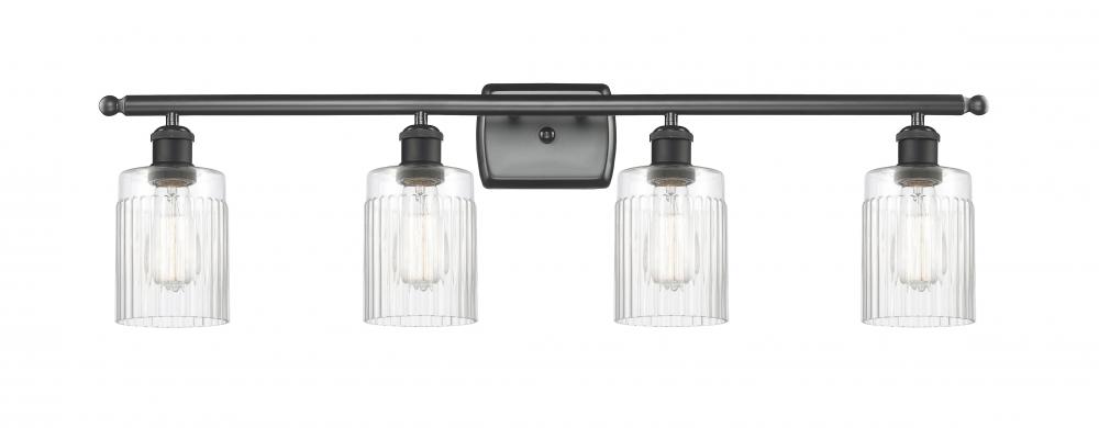 Hadley - 4 Light - 35 inch - Matte Black - Bath Vanity Light